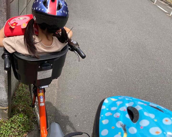 子供たちと自転車で上野動物園に行く準備