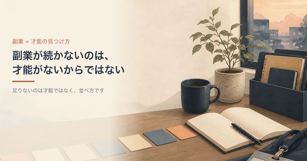 ノートとコーヒー